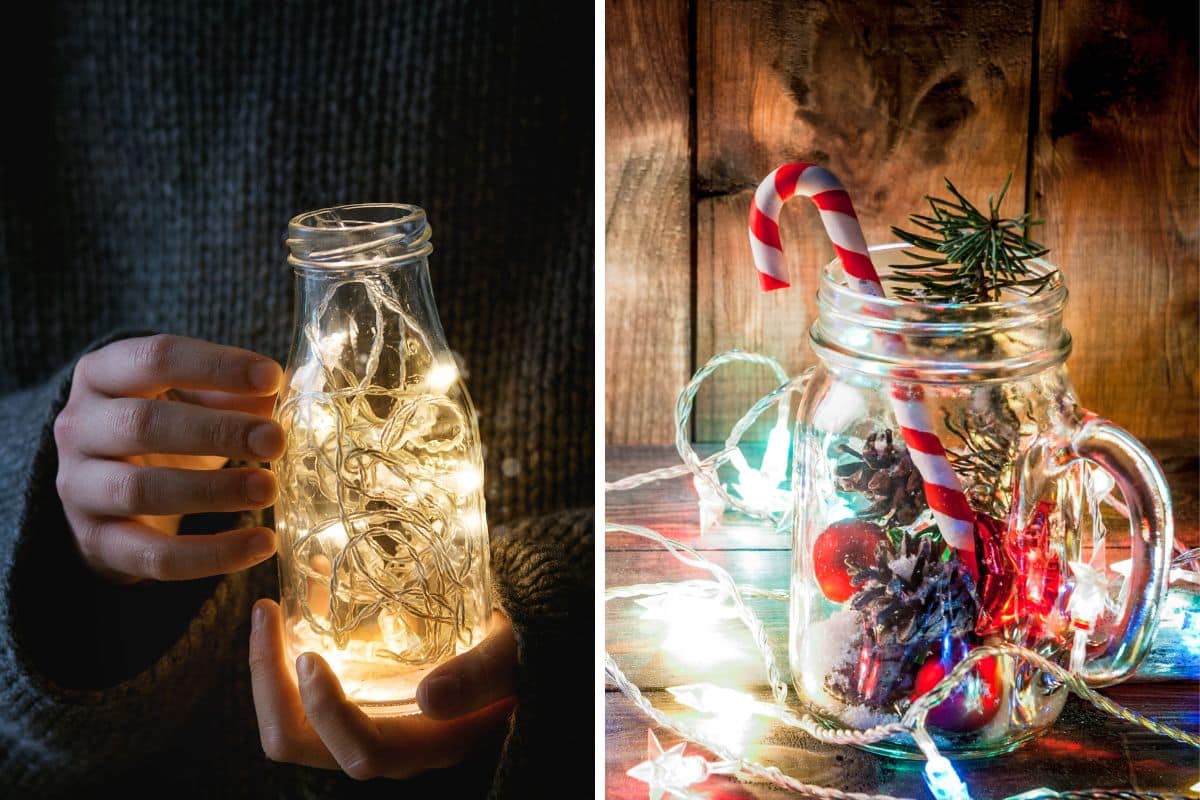 Barattoli di vetro Natale
