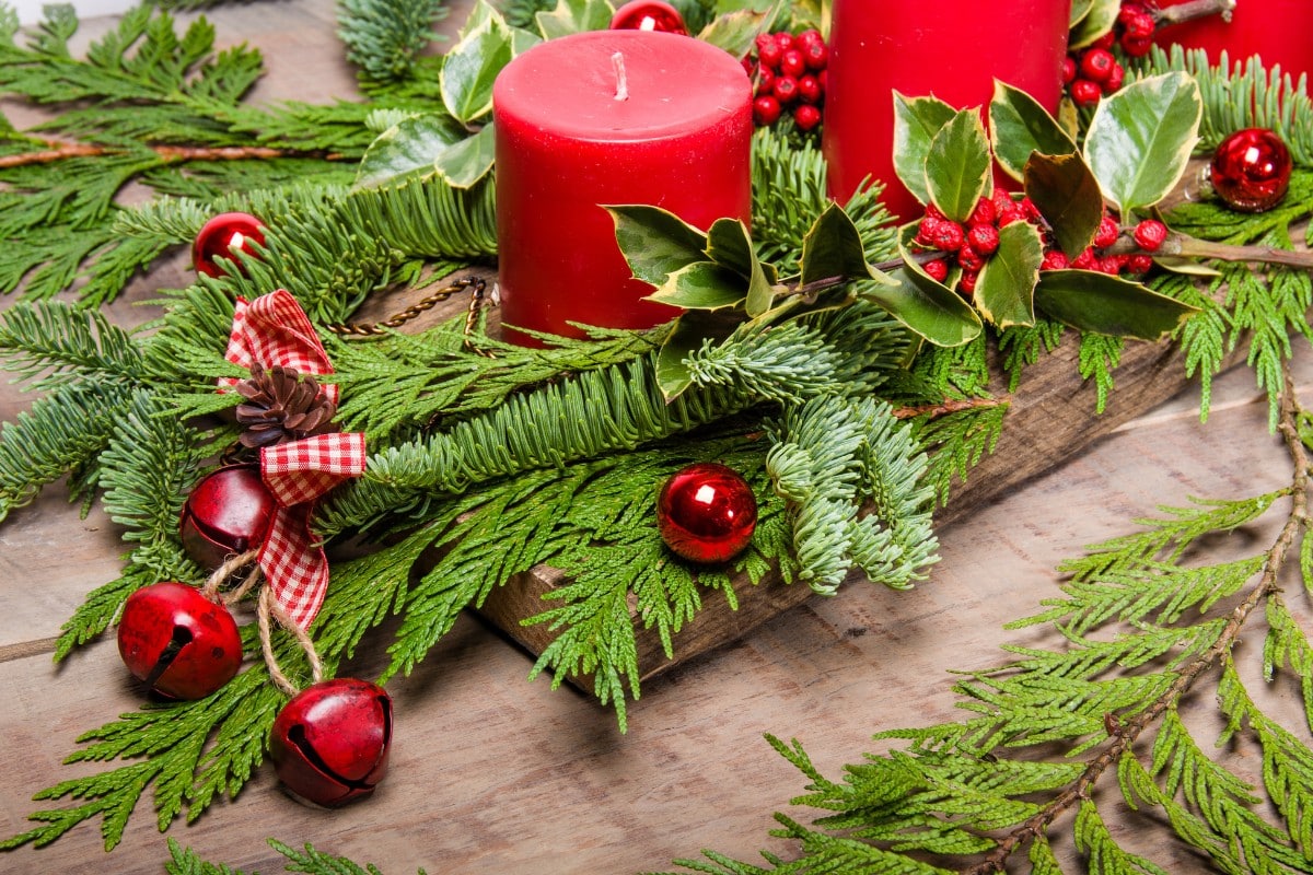 Centrotavola natalizio fai da te