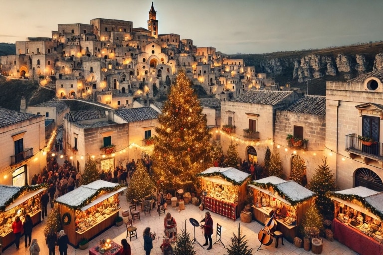 Mercatini di Natale a Matera 2024 tra le strade dei Sassi