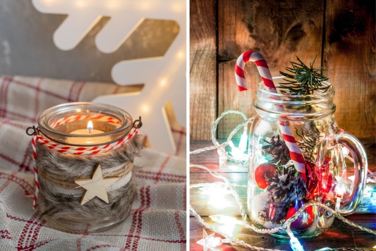 Barattoli di vetro Natale