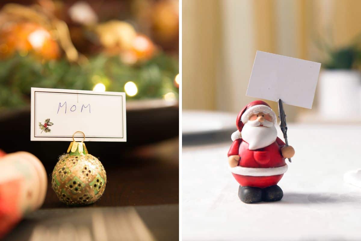 Segnaposto di Natale