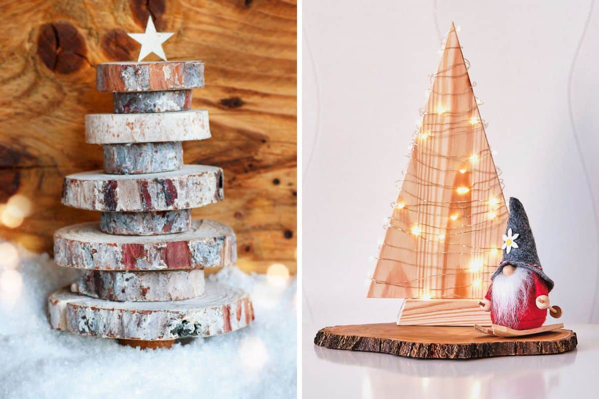 Alberi di natale in legno